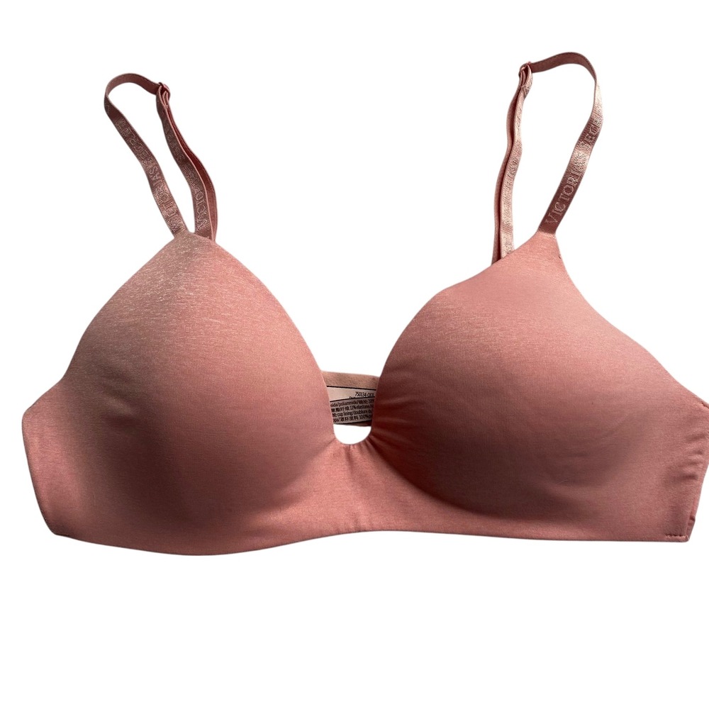 Victoria's Secret Pink Bra 36B No Wire Lightly Lined Everyday Comfort
